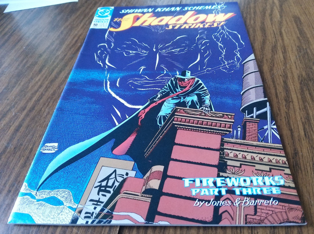 The Shadow Strikes #10 June 1990 DC Comics
